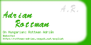 adrian rottman business card